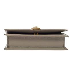 Tom Ford Beige Small Zip Front Leather Clutch