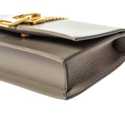 Tom Ford Beige Small Zip Front Leather Clutch