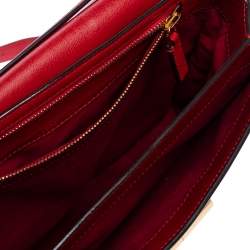 Pre Owned Tom Ford Red Leather Large Natalia Shoulder Bag