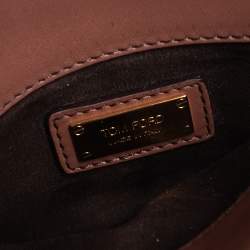 Tom Ford Brown Python Small Natalia Crossbody Bag