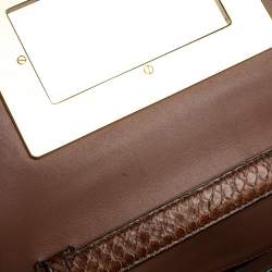 Tom Ford Brown Python Small Natalia Crossbody Bag