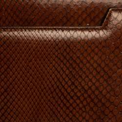Tom Ford Brown Python Small Natalia Crossbody Bag