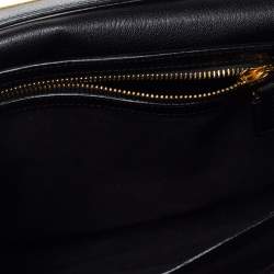 Pre Owned Tom Ford Black Leather Large Natalia Shoulder Bag