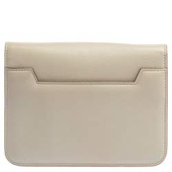 Pre Owned Tom Ford White Leather Small Natalia Crossbody Bag