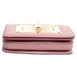 Pre Owned Tom Ford Pink Leather Small Natalia Crossbody Bag