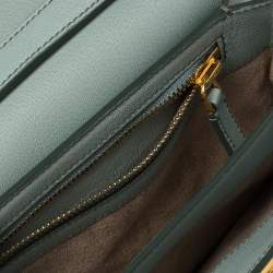 Pre Owned Tom Ford Mint Green Leather Small Natalia Crossbody Bag