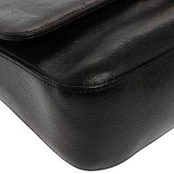 مملوكة مسبقًا Tom Ford Black Leather Carine Flap Bag