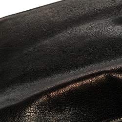 مملوكة مسبقًا Tom Ford Black Leather Carine Flap Bag