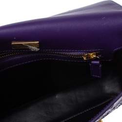Pre Owned Tom Ford Purple Python Natalia Shoulder Bag