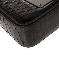 مملوكة مسبقًا Tom Ford Dark Brown Python Natalia Shoulder Bag