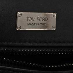 مملوكة مسبقًا Tom Ford Dark Brown Python Natalia Shoulder Bag