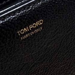 Pre Owned Tom Ford Black Leather Natalia Shoulder Bag