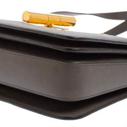 Pre Owned Tom Ford Grey Leather Medium Natalia Shoulder Bag