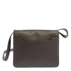 Pre Owned Tom Ford Grey Leather Medium Natalia Shoulder Bag