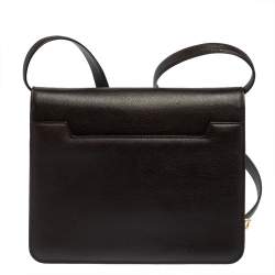 Pre Owned Tom Ford Chocolate Brown Leather Large Natalia Shoulder Bag