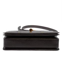Pre Owned Tom Ford Chocolate Brown Leather Large Natalia Shoulder Bag