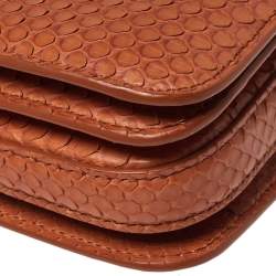 Tom Ford Orange Python Small Natalia Crossbody Bag