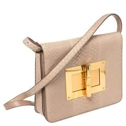 Pre Owned Tom Ford Python Large Natalia Shoulder Bag