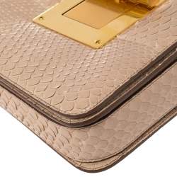 Pre Owned Tom Ford Python Large Natalia Shoulder Bag