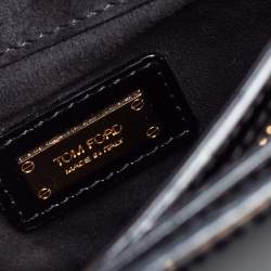 Tom Ford Black Patent Leather Natalia Crossbody Bag
