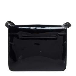Tom Ford Black Patent Leather Natalia Crossbody Bag