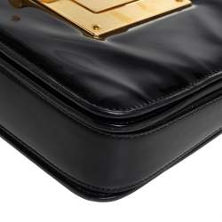 Tom Ford Black Patent Leather Natalia Crossbody Bag