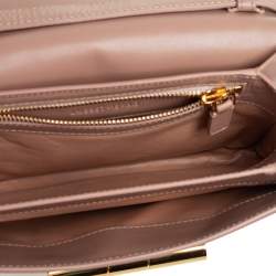 Pre Owned Tom Ford Beige Leather Small Natalia Crossbody Bag