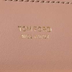Pre Owned Tom Ford Beige Leather Small Natalia Crossbody Bag