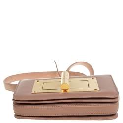 Pre Owned Tom Ford Beige Leather Small Natalia Crossbody Bag