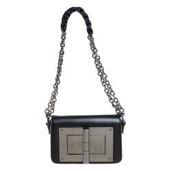 Tom Ford Black Leather Mini Natalia Chain Shoulder Bag Tom Ford | TLC