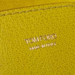 Pre Owned حقيبة كتف توم فورد جنيفر سويدي أصفر