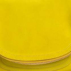 Pre Owned حقيبة كتف توم فورد جنيفر سويدي أصفر