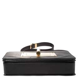 Tom Ford Black Leather Medium Natalia Shoulder Bag