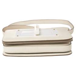 Pre Owned Tom Ford White Leather Small Natalia Crossbody Bag