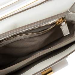Pre Owned Tom Ford White Leather Small Natalia Crossbody Bag