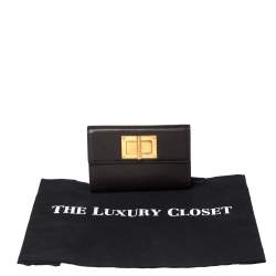 Tom Ford Dark Brown Leather Natalia French Wallet