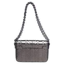 Tom Ford Metallic Python Medium Natalia Shoulder Bag