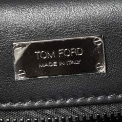 Pre Owned Tom Ford Black/Silver Python Medium Natalia Shoulder Bag