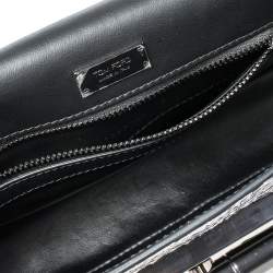 Pre Owned Tom Ford Black/Silver Python Medium Natalia Shoulder Bag