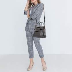 Tom Ford Grey Leather TF Icon Satchel 