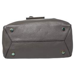 Tom Ford Grey Leather TF Icon Satchel 