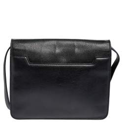 Pre Owned Tom Ford Black Leather Large Natalia Shoulder Bag