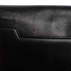 Pre Owned Tom Ford Black Leather Large Natalia Shoulder Bag