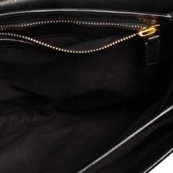 Pre Owned Tom Ford Black Leather Large Natalia Shoulder Bag