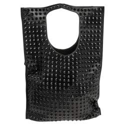 مملوكة مسبقًا حقيبة كتف توم فورد أليس جلد أسود مرصعة