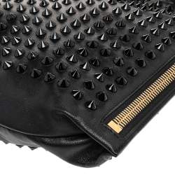 مملوكة مسبقًا حقيبة كتف توم فورد أليس جلد أسود مرصعة