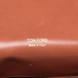 Tom Ford Brown Alligator Natalia Clutch