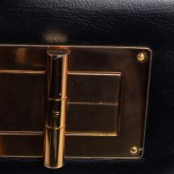 مملوكة مسبقًا Tom Ford Black Leather Small Natalia Shoulder Bag