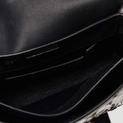 Pre Owned حقيبة كتف توم فورد سيينا جلد ثعبان ميتالك