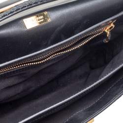 Tom Ford Black Python Large Natalia Shoulder Bag